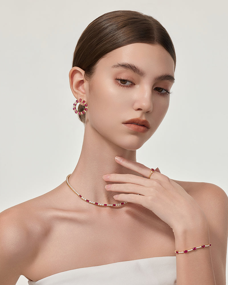 Royale Rubis Earrings - 8340000