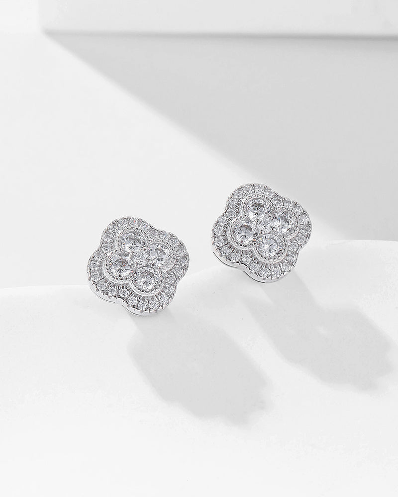 Éternelle Fleur Blanche Ohrring - 8342100