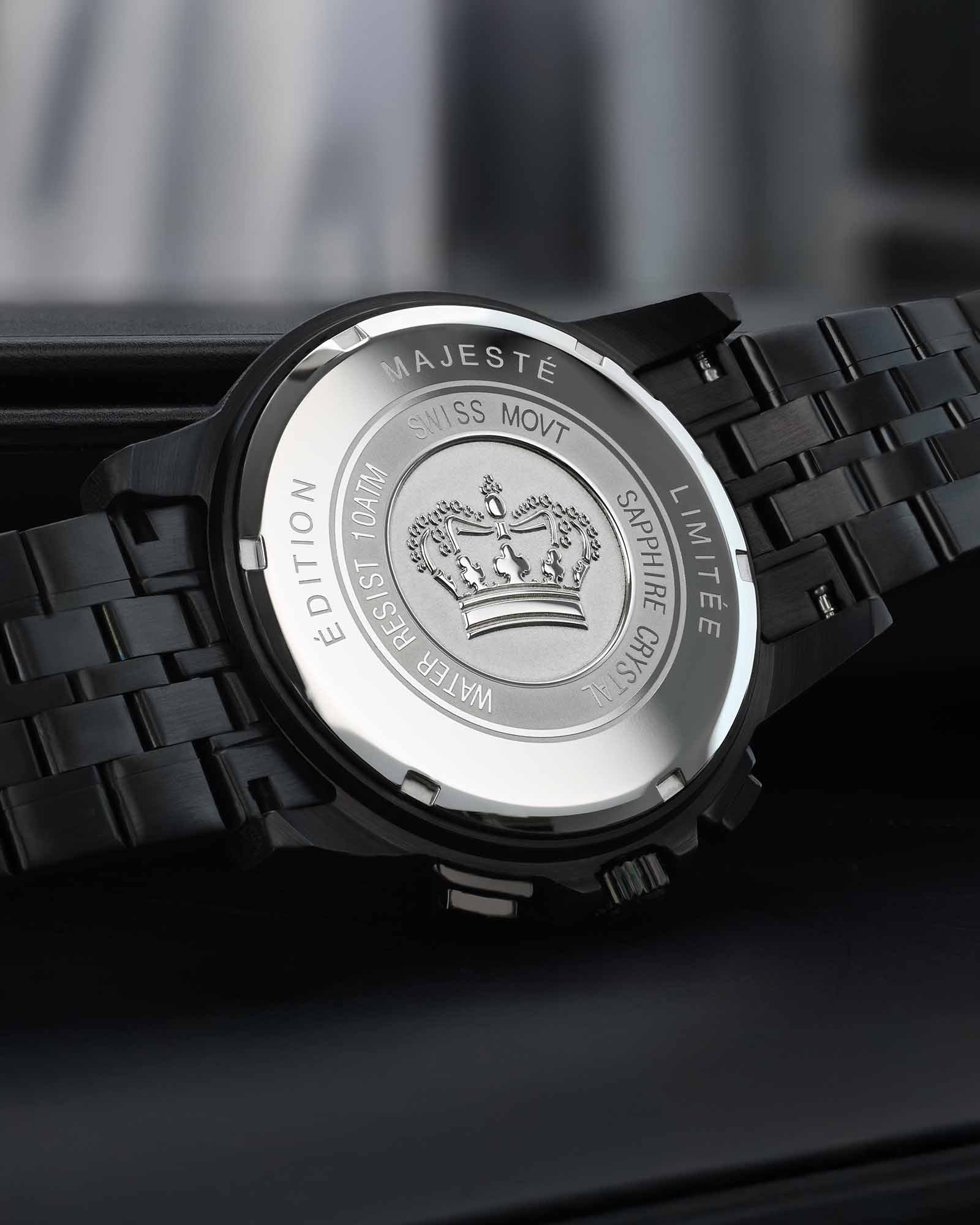 Majesté Frosted Iced Out 1183 Desert Gold - 43mm