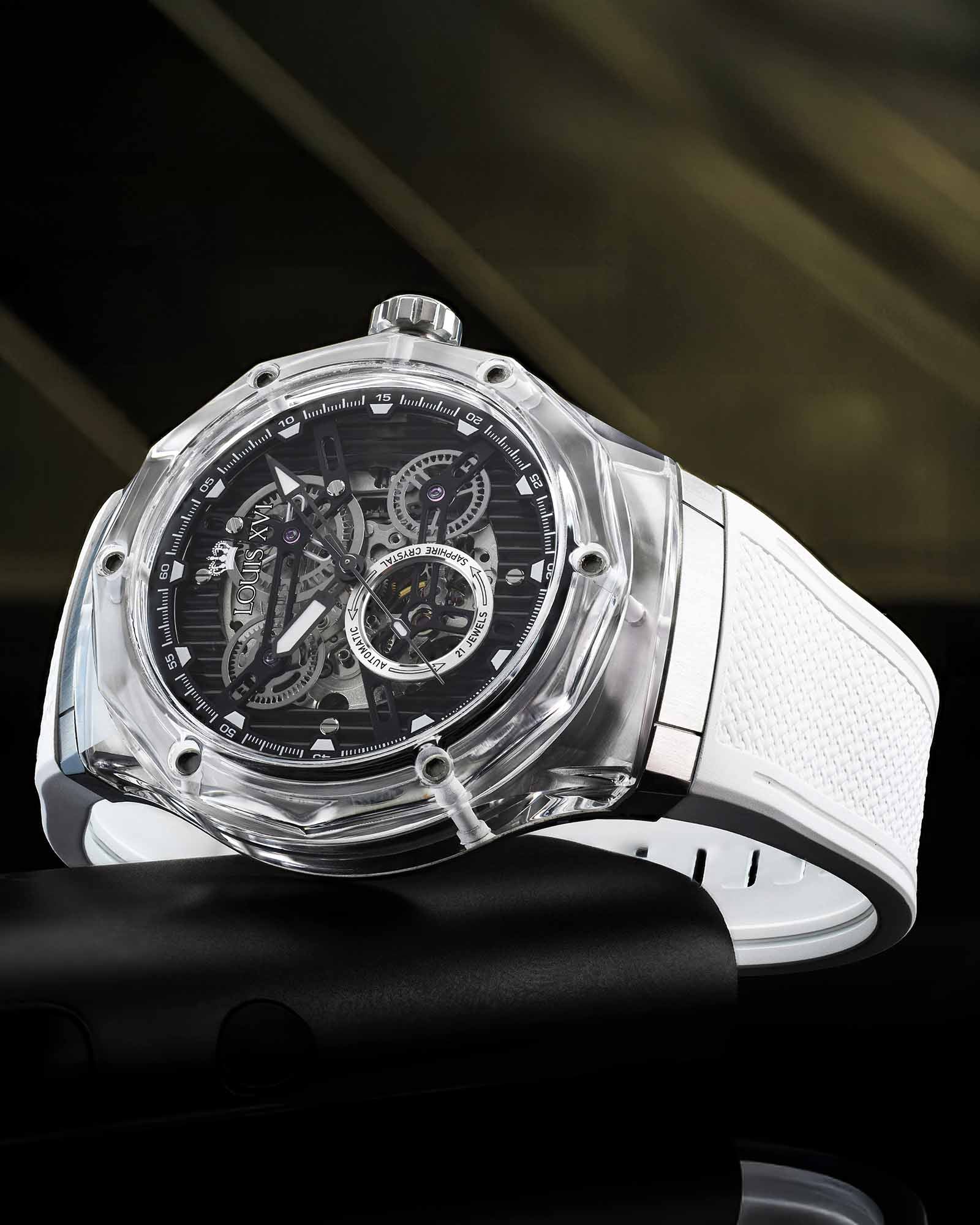 La Lumière Glas Automatik Ref. 3820 – Crystal White