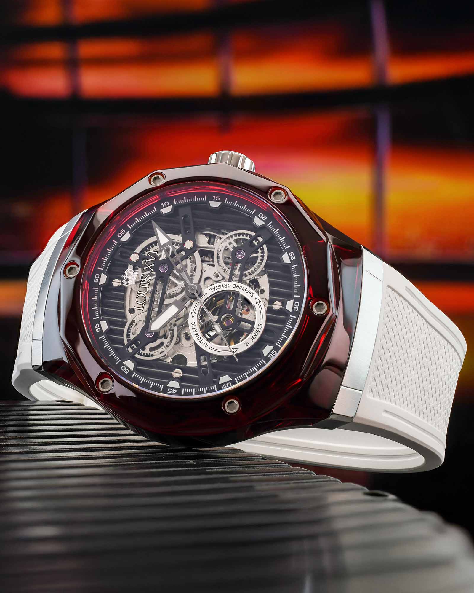 La Lumière Glas Automatik Ref. 3890 – Ruby Red