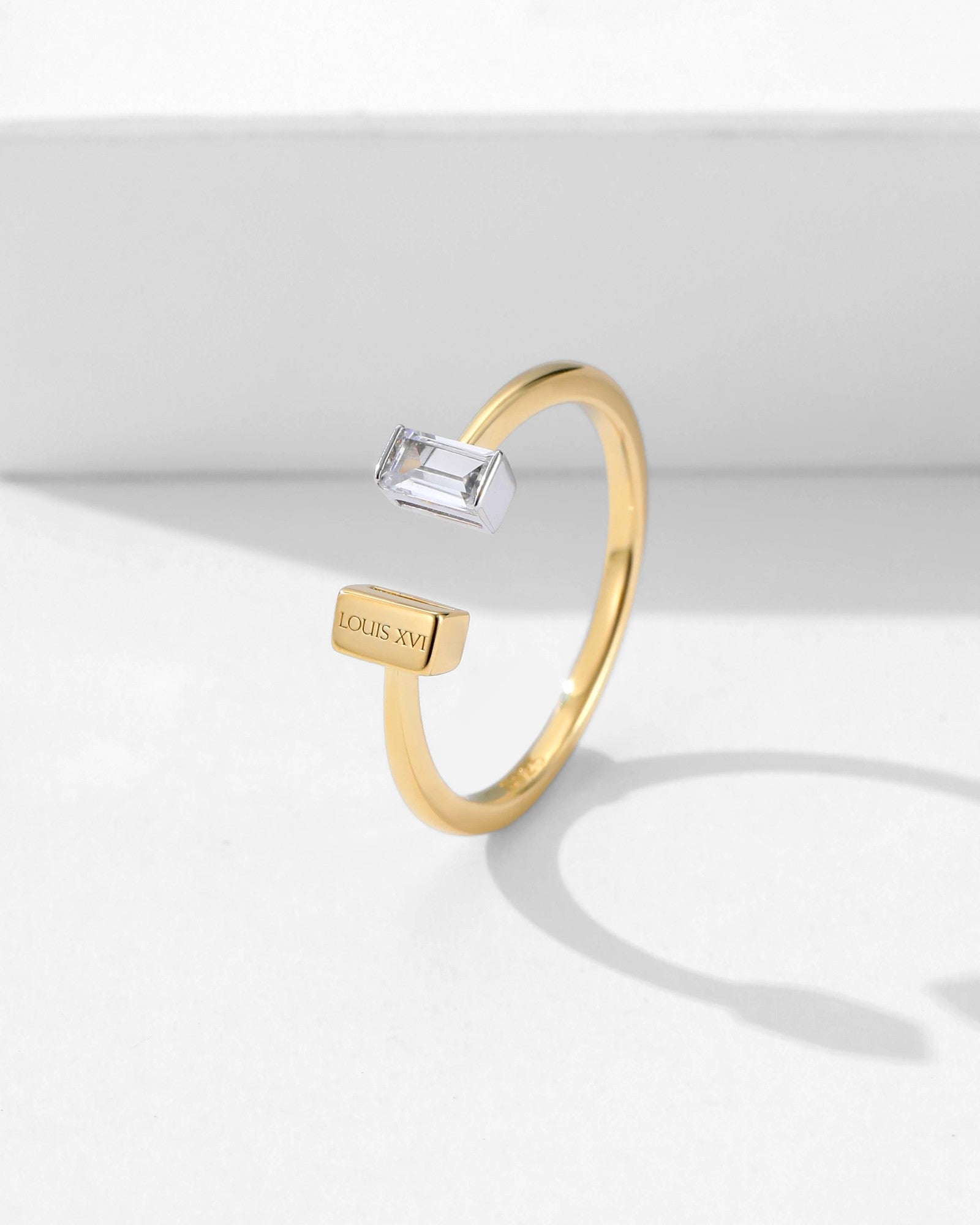 Bicolore Baguette Ring - 8214000