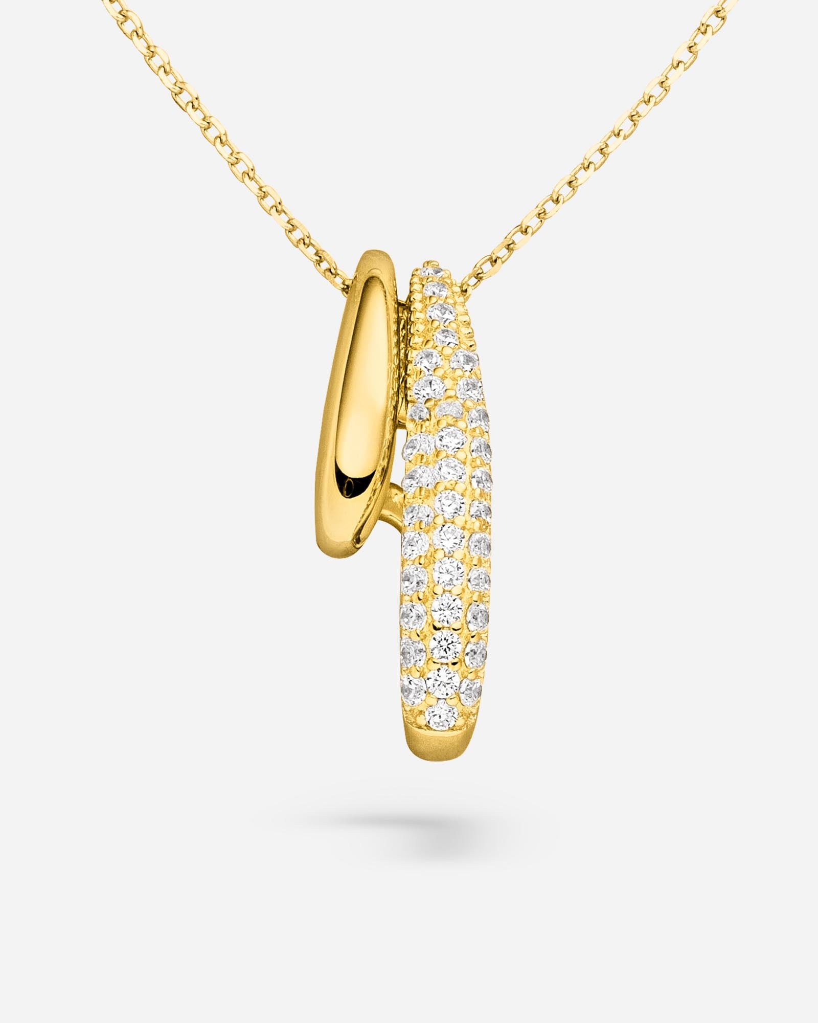 Gouttes Allongées Halskette - 8230200