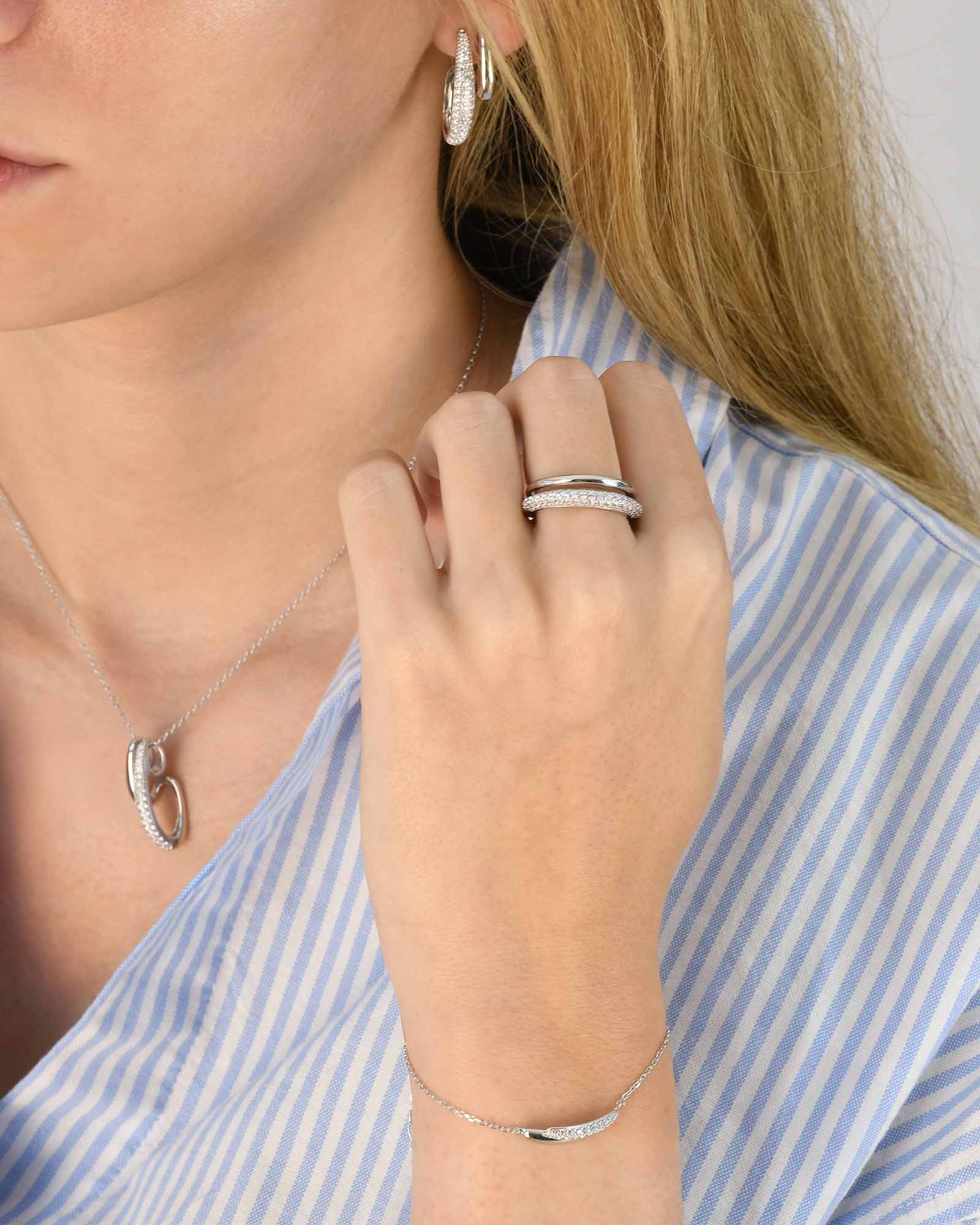 Gouttes Allongées Ringe - 8212000