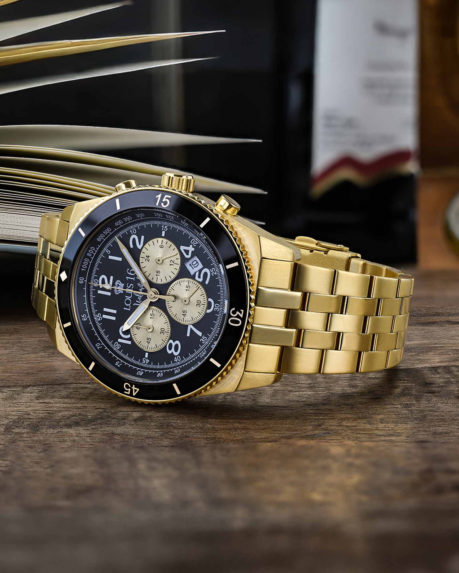 Destriere 3200 Chronograph Gold