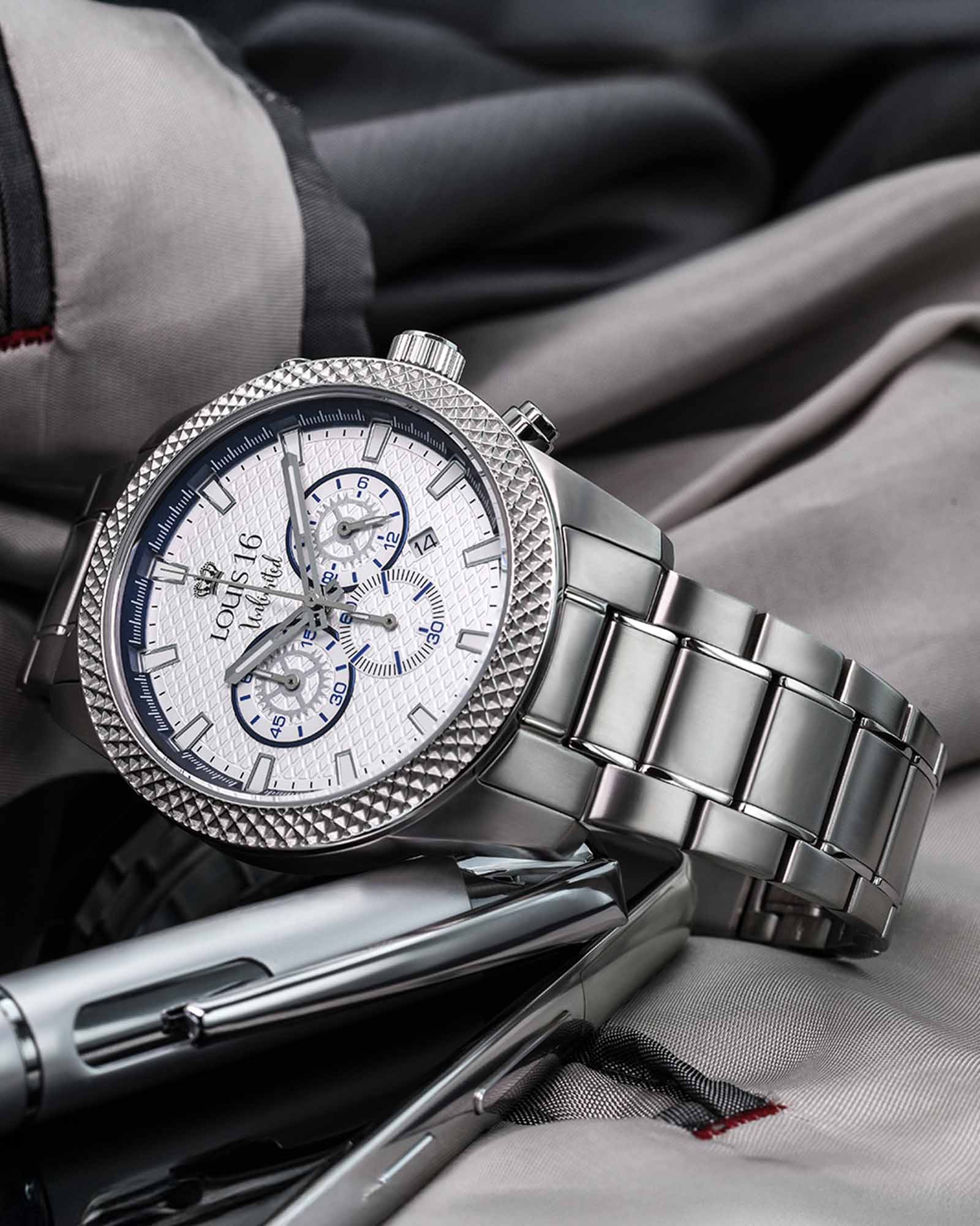 Mirage 3320 Chronograph Silber